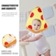 thumbnail image 4 of 1pc Mardi Gras Decoración de fiesta Pizza Cubierta de cabeza Carnaval Pizza de peluche Hat, 4 of 5