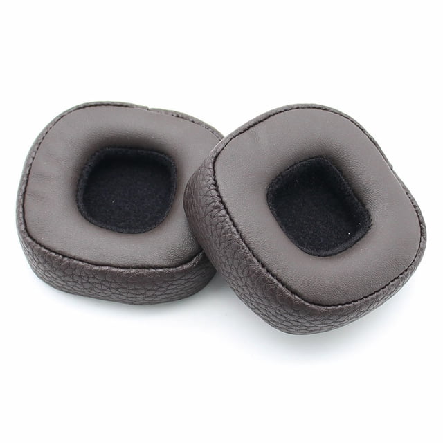 Coussin d'Écouteurs en Cuir Coussinets d'Oreille Remplacement Professionnel pour Accessoires d'Écouteurs Pièce de Réparation Remplacement pour Écouteurs Marshall III Marron