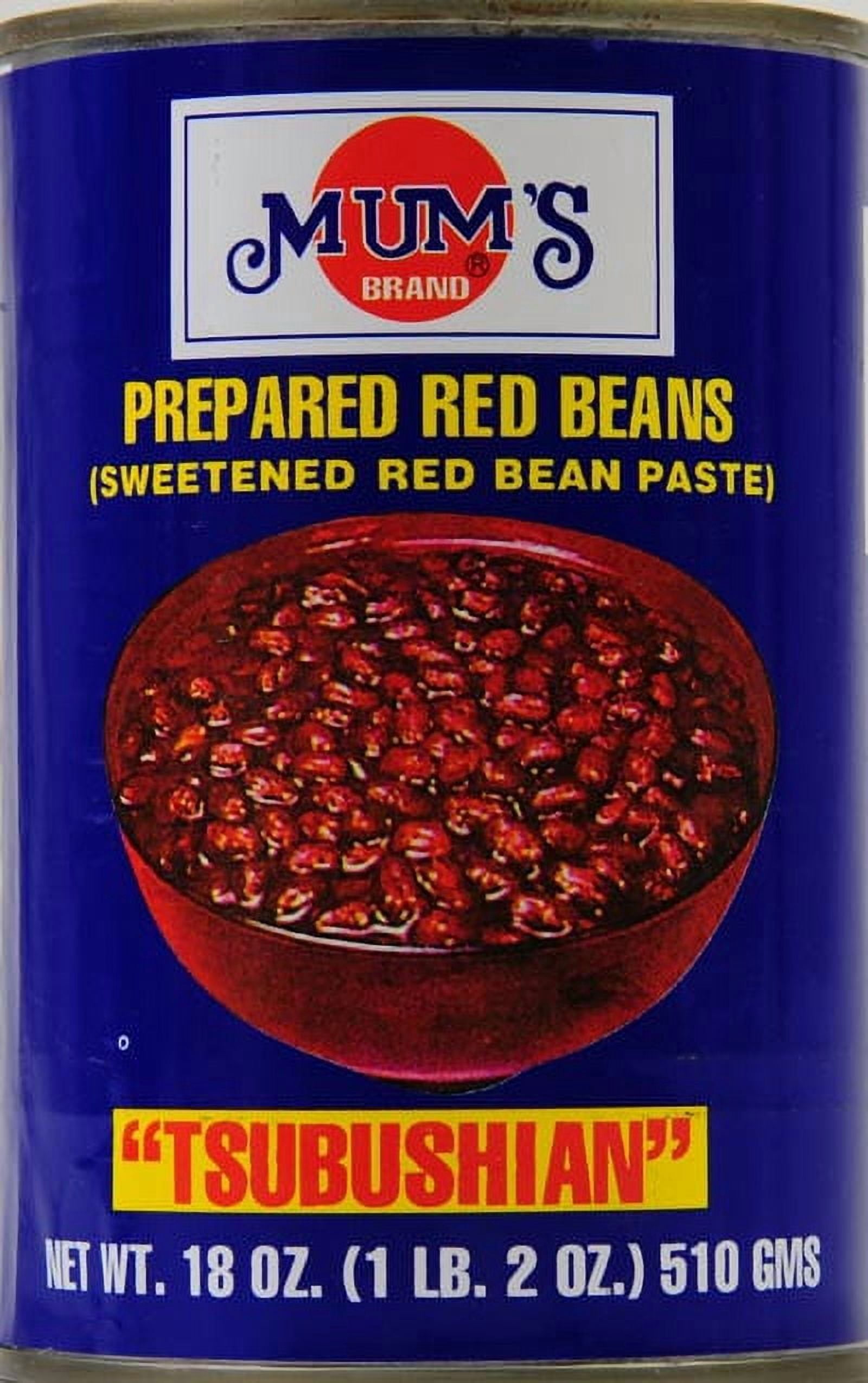 Mums Nishimoto Tsubushian Canned Red Bean Paste, Does Not Contain Dairy.