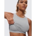 thumbnail image 3 of Top CRZ YOGA Butterluxe con Cuello Alto y Espalda Deportiva Gris M, 3 of 3