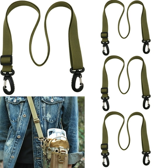 Replacement Shoulder Strap Adjustable(1.0"W×(30"-55"L)) Backpack Straps with Swivel Clips Hooks for Briefcase Messenger Bag 4Pcs