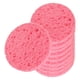 thumbnail image 3 of Esponjas faciales, discos limpiadores faciales, prácticos, profesionales, artículos esenciales para cuidado de piel en viajes. Lavan suavemente Rosa 10 piezas, 3 of 8