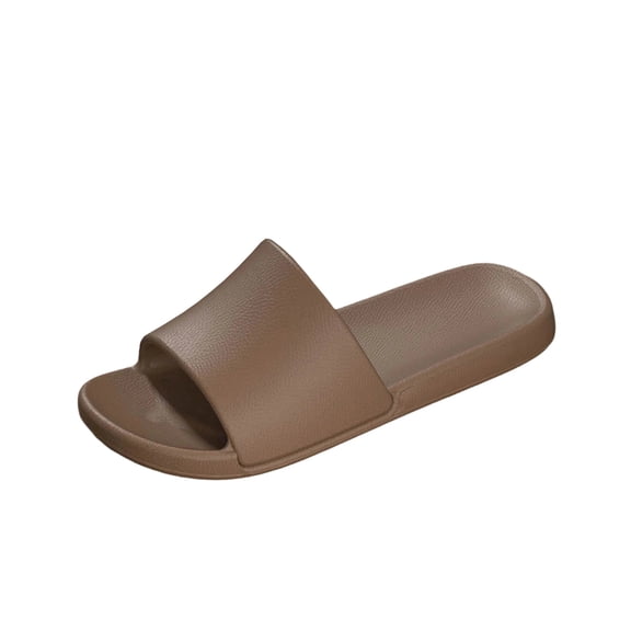 Amidoa Shower Womens Slippers Bronze House Indoor Waterproof Open Toe Beach Casual Slippers Womens Clog 36