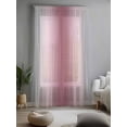 thumbnail image 2 of Sheer Curtains 84 Inches Long, Pink Grey Ombre Semi Sheer Curtains Light Filtering Window Treatment, Farmhouse Gradient Minimalist Privacy Voile Drapes for Living Room Bedroom 52x84 Inch, 2 of 7