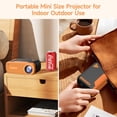 thumbnail image 5 of Vamvo Mini Projector with WiFi and Bluetooth, Native 1080P Portable Movie Projector with HDMI and USB for Phone, Laptop, TV Stick, PS5 and Game Console, 5 of 8