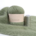 thumbnail image 1 of Matsuzay Juego de ovillos de lana para tejer, 50g, 20g, calcetines, Kit de hilo de ganchillo, 2 hebras, línea tejida a mano, suministros para Artesanía Verde claro, 1 of 6