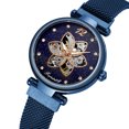 thumbnail image 3 of Reloj mecánico automático de mujer con correa de acero inoxidable FORSINING Mirar, 3 of 6