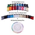 thumbnail image 2 of 1 box Sewing & Knitting Tools Kits 272pcs Sewing Supplies with Buttons & Pins & Scissors & Pencil & Sewing Threads & Knitting Neddles & Crochet Hooks & Cloth Needle Cushion, 2 of 7