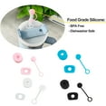 thumbnail image 5 of Sportteer Spill-Proof Stopper Bottler Leak Stopper 1 Set Silicone Spill Proof Stopper Food Grade BPA-Free Reusable Cover Round Lid Stopper Plug Accessories, 5 of 10