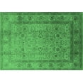 thumbnail image 1 of Ahgly Company Indoor Rectangle Oriental Emerald Green Traditional Area Rugs, 8' x 12', 1 of 4
