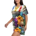 thumbnail image 2 of Lsque Pikmin Women's Short-Sleeved Pajama Set - 2 Piece Soft and Lightweight Sleepwear Set-4X-Large, 2 of 9