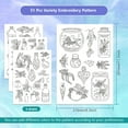 thumbnail image 2 of 4 Sheets Fish in Bottle Stick and Stitch Water Soluble Stabilizer for Embroidery Adhesive Hand Sewing Stabilizers Non-Woven Fabrics Drawing Sketch 11.7x8.3inch, 2 of 7