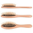 thumbnail image 4 of Airbag Wood Comb - Grooming Brush with Bamboo Handle, Airbag Comb, Does Not Scratch Skin or Hair, 4 of 5