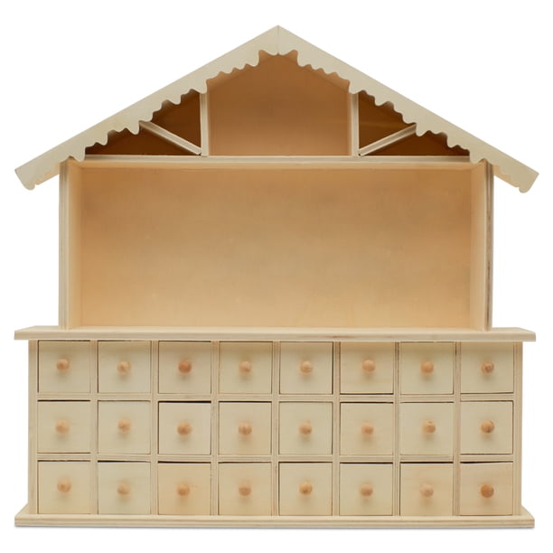 woodpeckers-wooden-advent-calendar-empty-diy-pre-assembled-empty-drawers-refillable-unfinished-15-x-14-1-4-inch-walmart-com