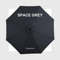 thumbnail image 6 of Tempera 9FT Auto Tilt Patio Umbrella space grey, 6 of 9