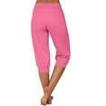thumbnail image 3 of Plebaso Women's Capri Pants High Waist Capris Drawstring Cropped Joggers Summer Lounge Pants with Pockets, 3 of 6