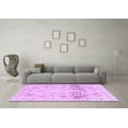 thumbnail image 3 of Ahgly Company Indoor Rectangle Abstract Purple Modern Area Rugs, 5' x 8', 3 of 4