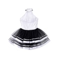 thumbnail image 4 of inhzoy Robe de Danse Ballet en Tulle à Sequins pour Filles, Performance Jazz Latine, Argent 8, 4 of 7