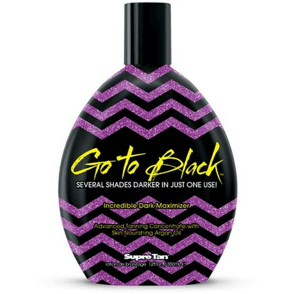 Supre Tan Go To Black Incredible Dark Maximizer 12oz.