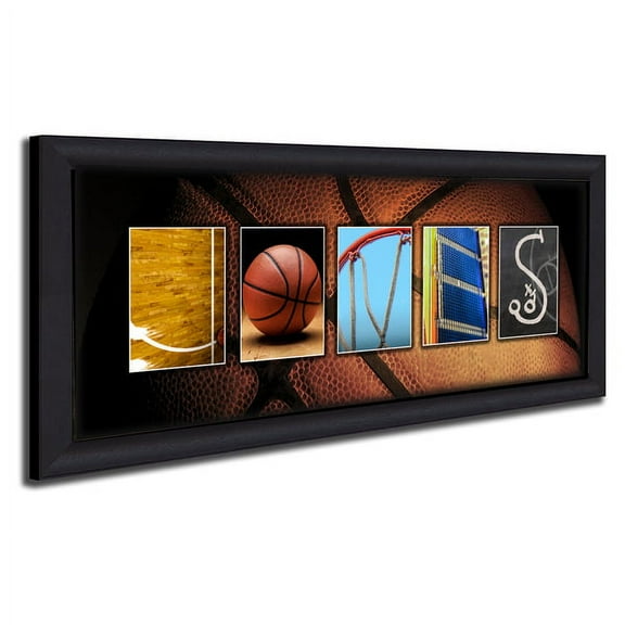 Personalized Basketball Name Canvas Wall Art, Live Previews, Choose Each Photos, Multiple Options