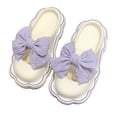 thumbnail image 4 of Pantuflas con lazo para mujer, Pantuflas con lazo para mujer, Pantuflas antideslizantes, Pantuflas de playa, Tecnología innovadora, 4 of 9
