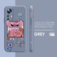 thumbnail image 3 of Case For Xiaomi 13 12 12S 11 11T 10 10S 9 9SE 8SE Pro Ultra Lite Colour Simple Liquid Silicone Case Cartoon Lilo & Stitch Angel, 3 of 5