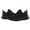 Black#160, variant on LIIPEE Boys Sneakers Solid Color Hook And Loop Strap Closed Toe Non- Soft Sole Mesh Athletic Running Shoes Child Casual Indoor Outdoor Wear Sneaker,Black,4-4.5 Years