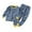 Blue, variant on Cathalem Baby Toddler Kids Viscose from Bamboo Pajamas Set Pjs 18M-8Y Blue(12-18 Months)