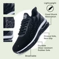thumbnail image 6 of JOYFON Mens Running Shoes Air Cushioned Athletic Sneakers Non Slip Tennis Shoes for Sport Gym Jogging Black Size 9, 6 of 7