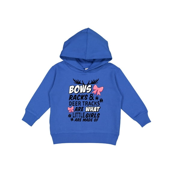 Inktastic Hunting Season Bows Racks & Deer Tracks Toddler Hoodie