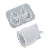 TINYSOME 2/3pcs Dragon Egg Silicone Molds Set 3D Dragon Resin Mold for DIY Night Lamp