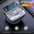 thumbnail image 7 of Bluetooth 5.3 Car Adapter, FM Transmitter Car Adapter, Cigarette Lighter Adapter with USB Fast Charger, Radio Music Adapter LED Display Hands-Free Calling Suitable for Cars Suv Trucks, 7 of 7