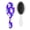 Bear Pri, variant on Adorable Giraffe Hair Brush - Gentle No-Pull Round Bristles for Wet/Dry Hair, Cartoon Woodland Design, Ideal for Long Hair & Sensitive Scalps