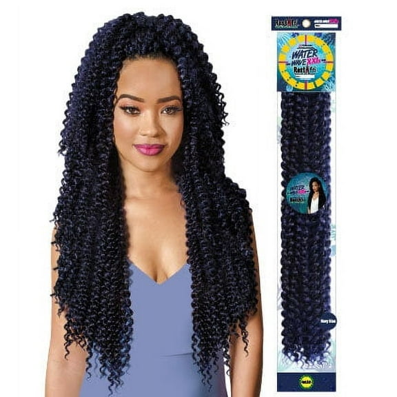 RastAfri Water Wave Hair XXL 2 PACK COLOR T1B/PURPLE