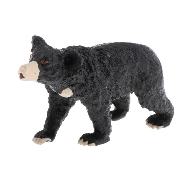 Vogacara de acción de modelo de animal estático Juguete para niños y adultos Sun Bear Type3