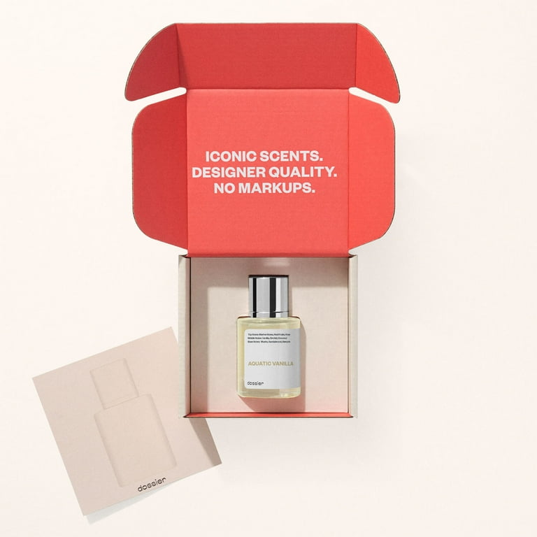 Dossier Aquatic Vanilla Eau de Parfum, Inspired by Juliette Has A Gun's Vanilla Vibes, Unisex Fragrance, 1.7 oz