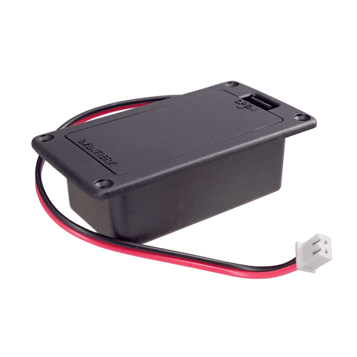 3X 9V Flat Mount Guitar Active Pickup Battery Cover Hold Box Battery Storage Case for Electric