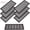 Black, variant on Yayun Black Magnetic Floor Vent Covers 4 Piece, Mesh Air Vent Deflector for Home