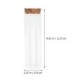 thumbnail image 2 of Shisuyan Tubes à Essai avec Liège Verre Transparent 6 Pcs 12.50x3.50x3.50cm, 2 of 8