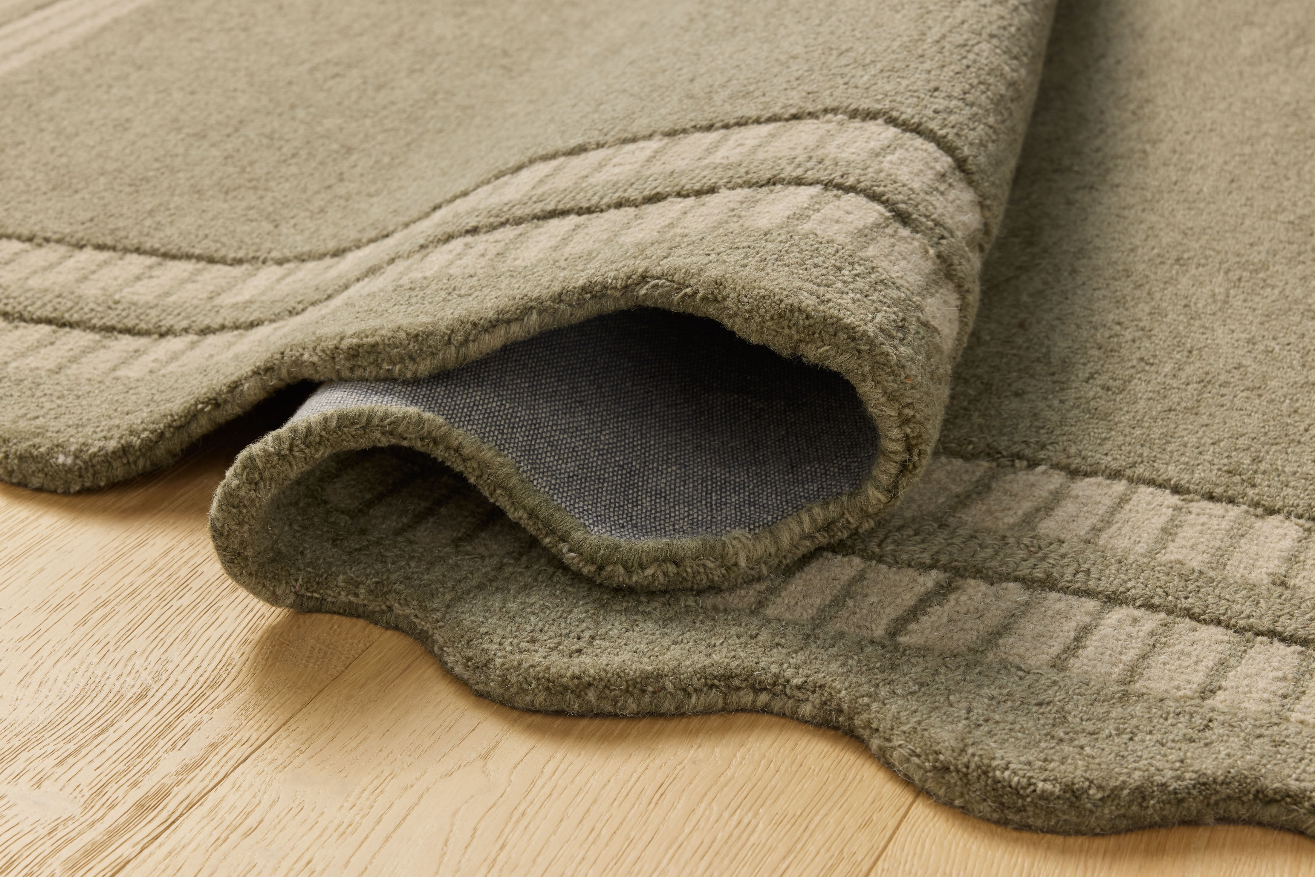 Chris Loves Julia x Loloi Scottie Olive / Pebble 7'-9" x 9'-9" Area Rug