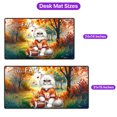 thumbnail image 5 of Hello Fall Persian Football Welcome Autumn with Leaves Pumpkins Desk Mat Full Keyboard Mouse Pad Cat Lover Kitten Owner Gifts Large Mousepad - 00012, 5 of 5
