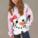 thumbnail image 3 of Sudadera con capucha para niñas y niños, sudadera de manga larga con cuello redondo y estampado de moda, jersey con bolsillo, sudadera de poliéster para niñas, 3 of 8