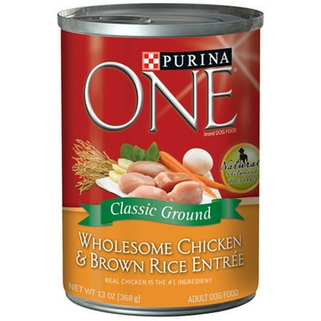 Purina ONE SmartBlend Classic Ground Chicken & Brown Rice