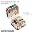 thumbnail image 2 of Starry Travel Portable Square Jewelry Box Organizer for Rings Earrings Necklaces Bracelets Girls Women, 2 of 6
