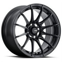 1 Konig 15x7 4X100  35 39B Dial In Gloss Black Wheel Rim