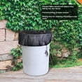 thumbnail image 3 of Mesh Cover for Rain Barrel, Rain Bucket Leaf Filter Screen Cover with Drawstring, Rain Collection Barrels Netting Screen to Keep Leaves and Debris Out, 3 of 7