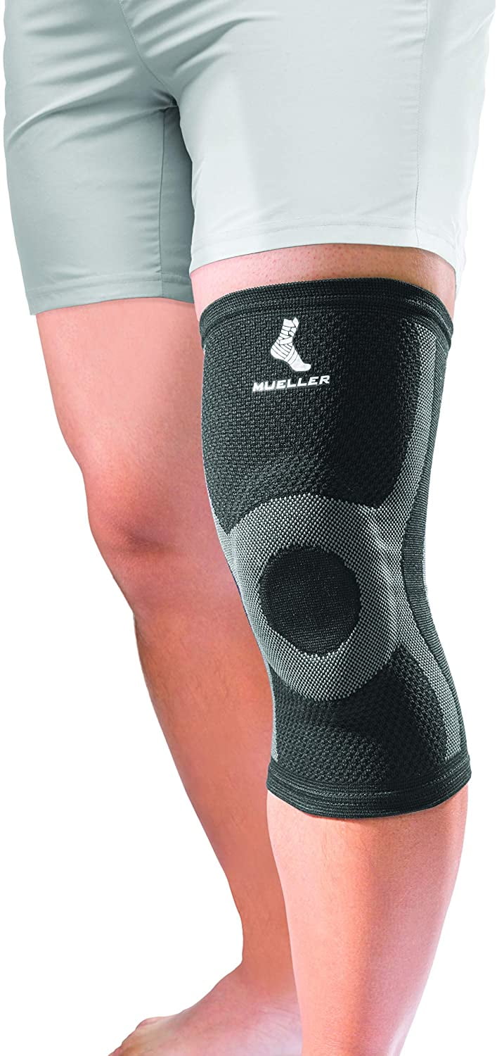 Mueller Premium Knit Knee Support with Gel Pad, Large/X-Large