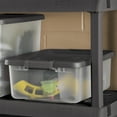 thumbnail image 4 of Sterilite 25 Qt. ShelfTotes Clear/ Flat Gray Set of 6, 4 of 7