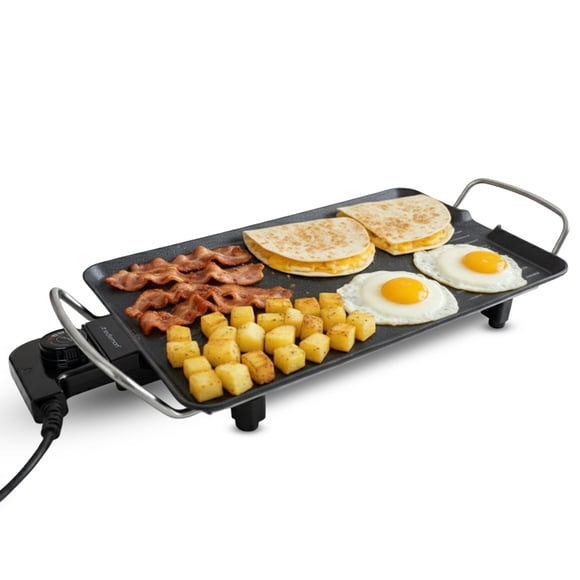 Parrilla Eléctrica para Cocinar Redlemon Superficie Antiadherente Extra Grande