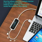 High Speed Laptop USB to USB PC Data File Transfer Cable Link Direct Copy Cable